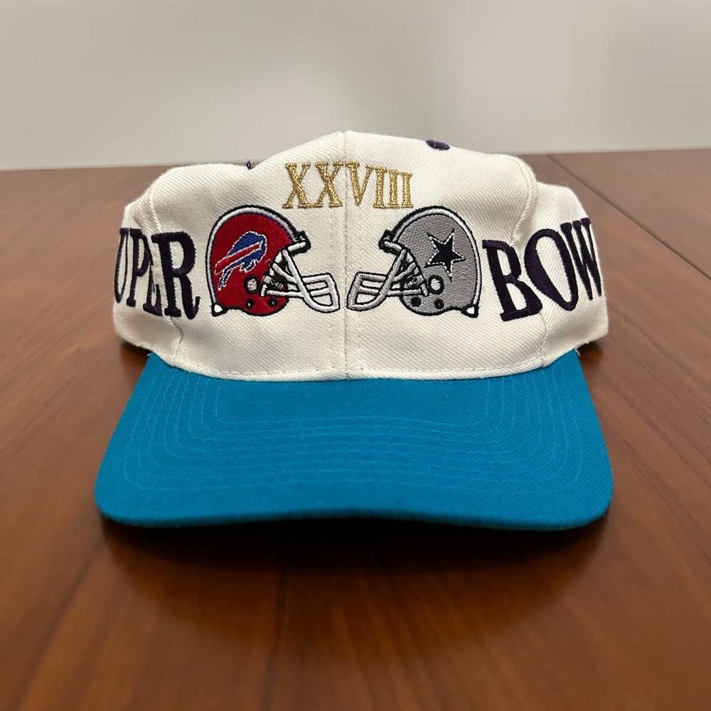 Vintage Buffalo Bills Dallas Cowboys 1994 Super Bowl XXVIII Hat